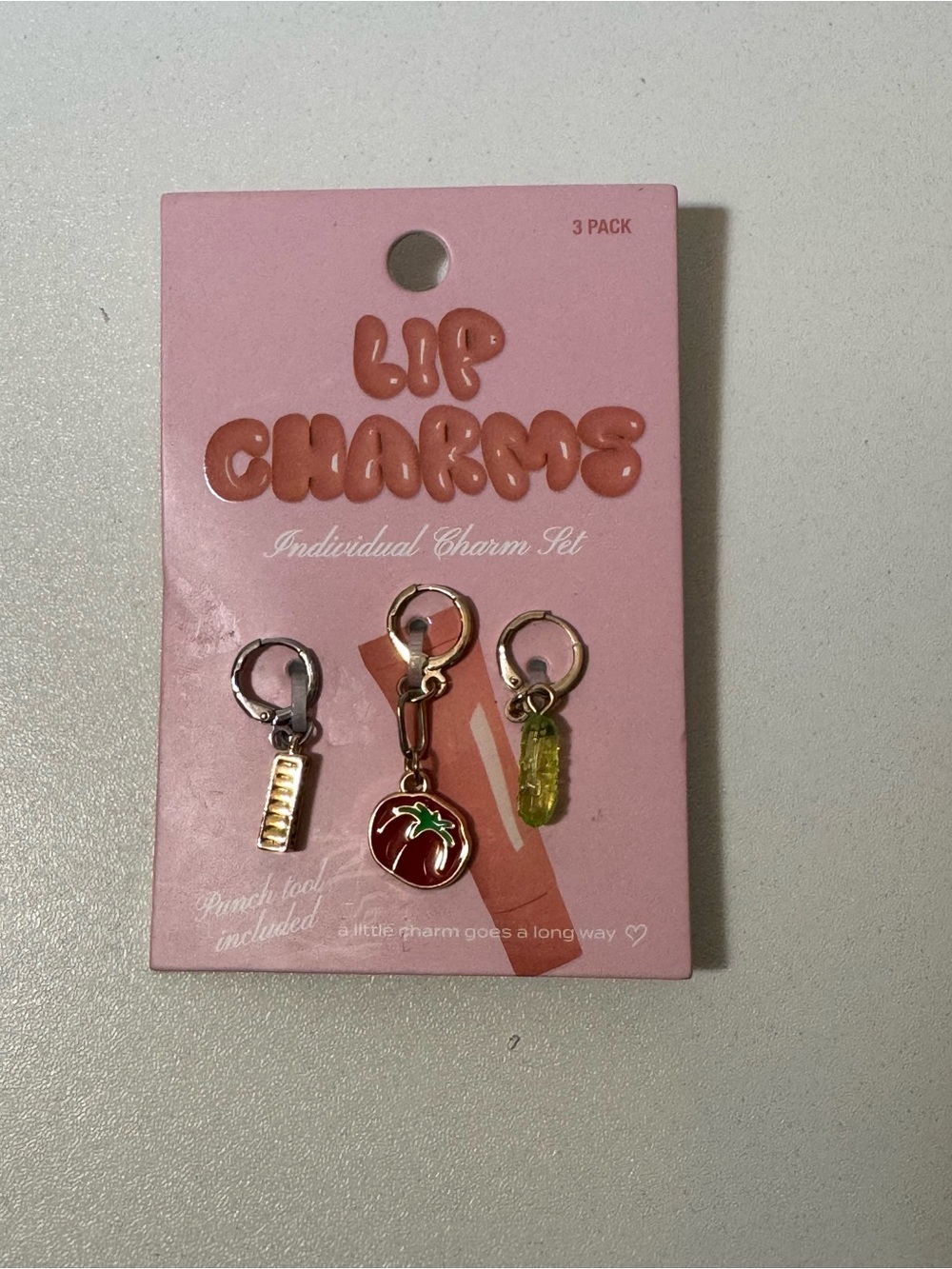 Lip Charms 3 Pack Set- Lip Gloss Charms